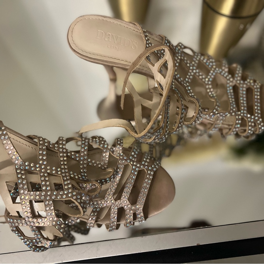 David bridal heels
